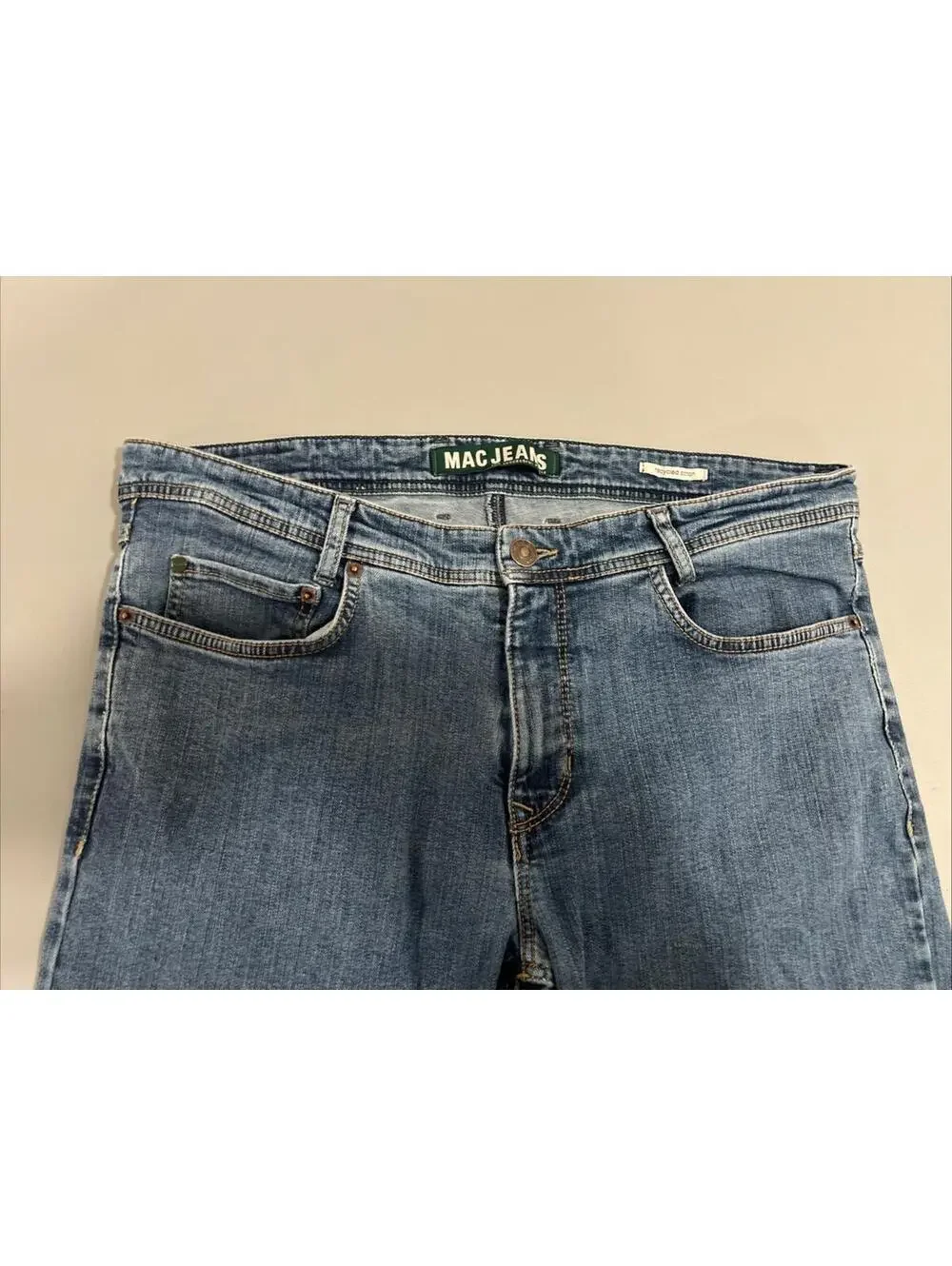 Mac Jeans Men's Light Wash Blue Jeans SIZE 35X31 $295